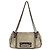 Borsa matelassé Chanel East West CC Coco Mark Logo Nero Beige