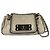 Borsa matelassé Chanel East West CC Coco Mark Logo Nero Beige - vista 2