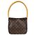 Borsa a Spalla Looping MM Monogramma Louis Vuitton Marrone - vista 3
