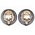 Timeless Orecchini rotondi vintage a clip Coco Mark di Chanel Nero Argento - vista 2