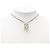 Collana pendente a cubo quadrato con il logo Coco di Chanel Nero Argento - vista 6