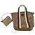 Zucchino Borsa in nylon beige Fendi 7VA240 - vista 13