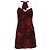 Vestido Mini Iryna en Viscosa Burdeos de Reformation Roja