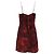Vestido Mini Iryna en Viscosa Burdeos de Reformation Roja - vista 7