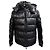 Giacca Puffer Moncler Maya in nylon nero