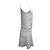 Autre Marque Krisa Halterneck Mini Kleid aus weißem Polyester Roh - Ansicht 2