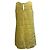 Autre Marque Túnica V-Neck Miguelina en Lino Amarillo Camello - vista 3