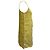 Autre Marque Túnica V-Neck Miguelina en Lino Amarillo Camello - vista 5