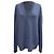 Céline Pull V-neck Celine en cachemire bleu Bleu clair