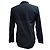 Camicia trapuntata Dior in cotone blu navy - vista 3