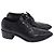 Timeless Scarpe Oxford a punta con lacci Chanel in pelle nera Nero