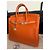 Borsa a mano Hermès HAC 32 Epsom Pelle Arancione - vista 4