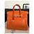 Borsa a mano Hermès HAC 32 Epsom Pelle Arancione - vista 9