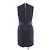 Vestido de mezcla de seda Louis Vuitton Negro Beige - vista 2