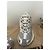 Sneakers Gucci in pelle e rete argentate e dorate D'oro Grigio Silver hardware - vista 4