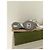 Sneakers Gucci in pelle e rete argentate e dorate D'oro Grigio Silver hardware - vista 9
