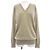 Jersey de seda y cachemira Hermès 34 Beige