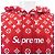Sudadera SUPREME Louis Vuitton Blanco Roja - vista 5