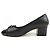 Timeless Chanel Pumps aus Lammfell und Lackleder Schwarz - Ansicht 2