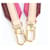 Cluny Cinghia in pelle Louis Vuitton Rosa Rosso - vista 5