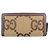 Gucci Bamboo Jumbo GG Canvas Geldbörse Braun Beige - Ansicht 3