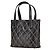 Timeless Borsa a spalla in agnello con cuciture selvagge Chanel Coco Mark Nero - vista 2
