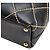 Timeless Borsa a spalla in agnello con cuciture selvagge Chanel Coco Mark Nero - vista 5