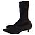 Stivaletti Balenciaga Knife in Tela Nera e Spandex Nero - vista 5