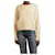 3.1 Phillip Lim Creme Strickpullover mit Diamanten - Größe S Roh  - Ansicht 1