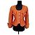 Orange karierte Jacke Bazar de Christian Lacroix
