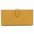 Béarn Hermès Cartera larga Bearn Souffle Epsom Hermes Castaño - vista 2