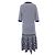 Salvatore Ferragamo Kleid Weiß Blau Marineblau - Ansicht 2