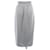 Falda de cachemira Hermès Gris - vista 2