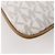 Borsa a Spalla Connie in PVC Michael Kors Marrone Bianco - vista 4