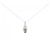 Autre Marque Collana in diamante in oro bianco Au750 Argento