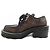 Scarpe Derby in pelle della linea Bobourin di Louis Vuitton Marrone Nero - vista 2