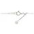 Autre Marque Collana in oro bianco Au750 con granato demantoide e diamanti Argento - vista 5