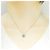Autre Marque Collana in oro bianco Au750 con granato demantoide e diamanti Argento - vista 6