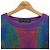 Top de punto Louis Vuitton Roja Azul Verde Púrpura - vista 5