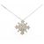 Autre Marque Collana in oro bianco e oro rosa Au750 con diamanti D'oro