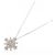 Autre Marque Collana in oro bianco e oro rosa Au750 con diamanti D'oro - vista 2
