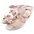 Sandálias de couro Chanel G35297 Rosa