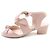 Sandálias de couro Chanel G35297 Rosa - vista 5