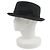 Cappello Fedora in feltro di coniglio Hermès Grigio Grigio antracite - vista 3
