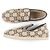 Mocassini Mouton Horsebit con logo GG di Gucci Beige - vista 4
