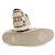 Mocassini Mouton Horsebit con logo GG di Gucci Beige - vista 5