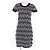Vestido de seda de punto Horsebit de Hermès Negro