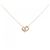 Autre Marque Collana con diamante a forma di cuore Au750 Rosa