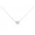 Autre Marque Collana Cuore di Diamante Au750 Argento