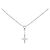 Autre Marque Collana in diamante in oro bianco Au750 Argento